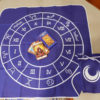Paño mantel para tarot de gabardina