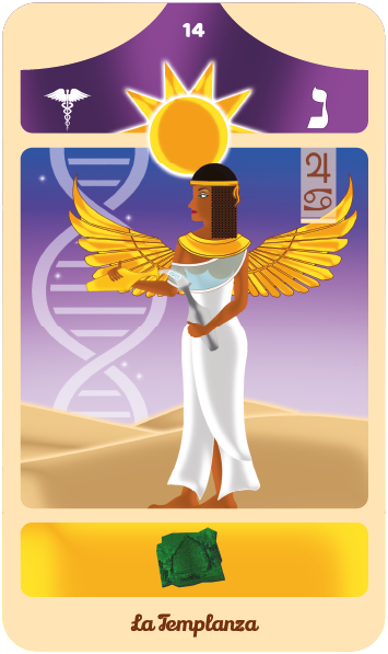 Tarot Egipcio de la Diosa Mut: La templanza