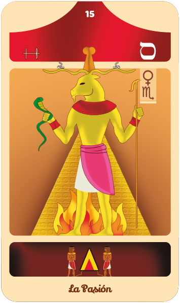 Tarot Egipcio de la Diosa Mut: La pasión