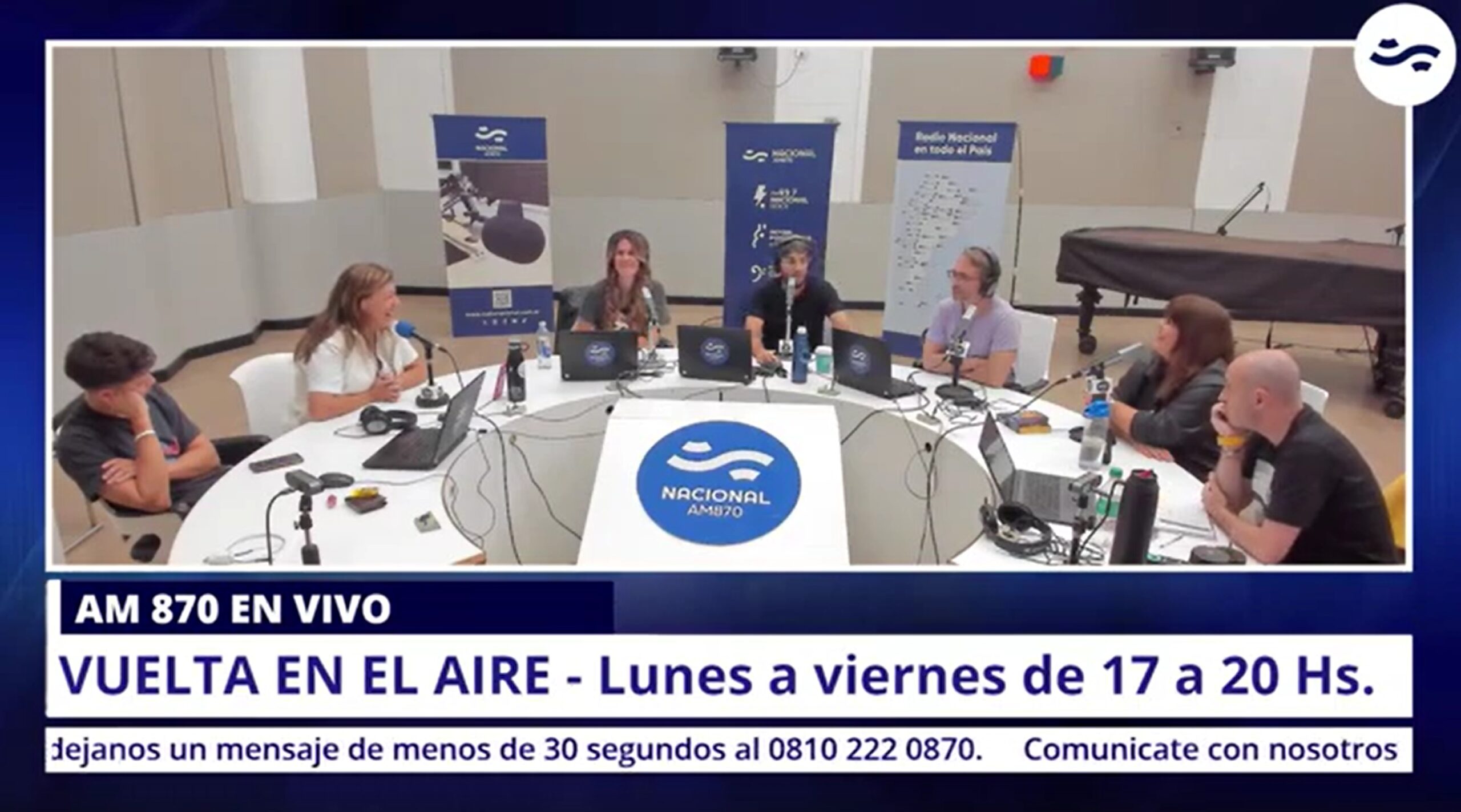 Lee más sobre el artículo AM 870 – RADIO NACIONAL PROGRAMA VUELTA EN EL AIRE