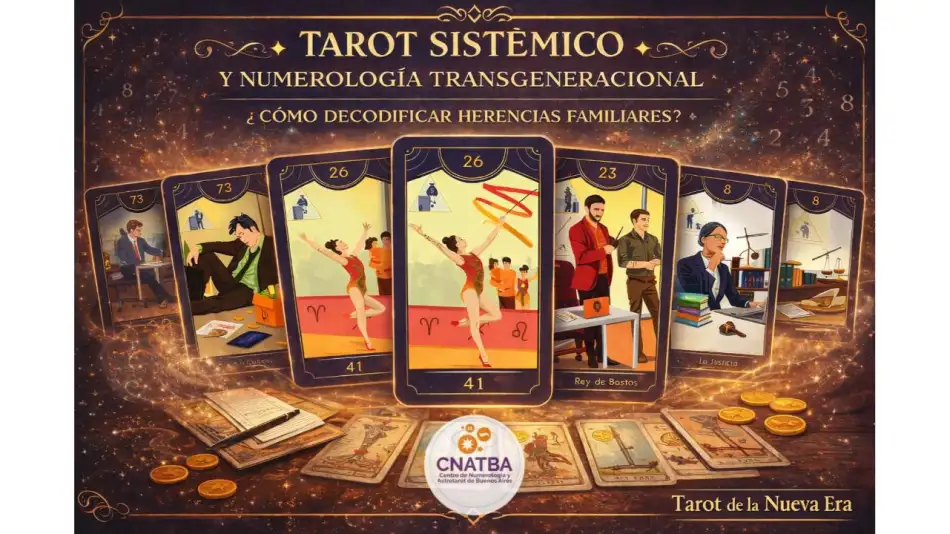 Lee más sobre el artículo CARAS – TAROT SISTÉMICO Y NUMEROLOGÍA TRANSGENERACIONAL PARA DECODIFICAR HERENCIAS FAMILIARES